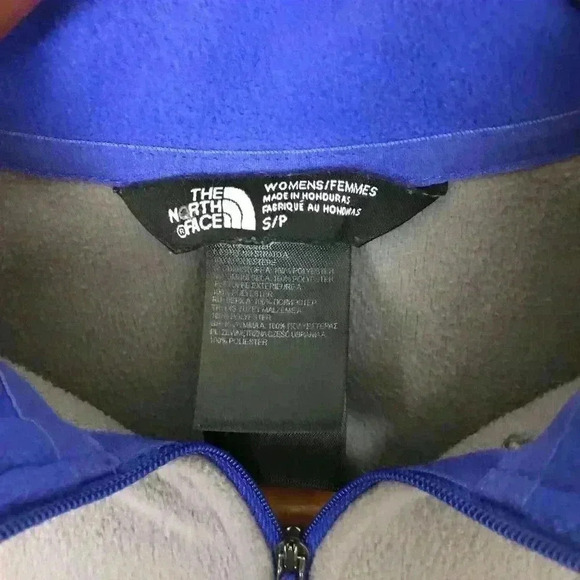 The North Face Gray Purple SP 1/4 Zip Pullover - Picture 4 of 5